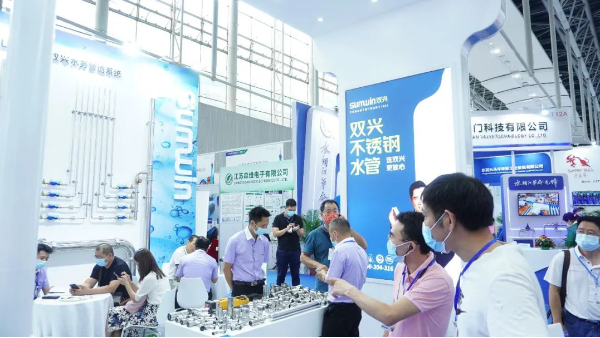 廣州國際城鎮(zhèn)水務(wù)展今日開幕，雙興展位第一天精彩速遞